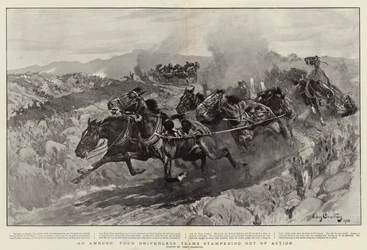 Ein Hinterhalt, vier führerlose Teams stürmen aus der Aktion